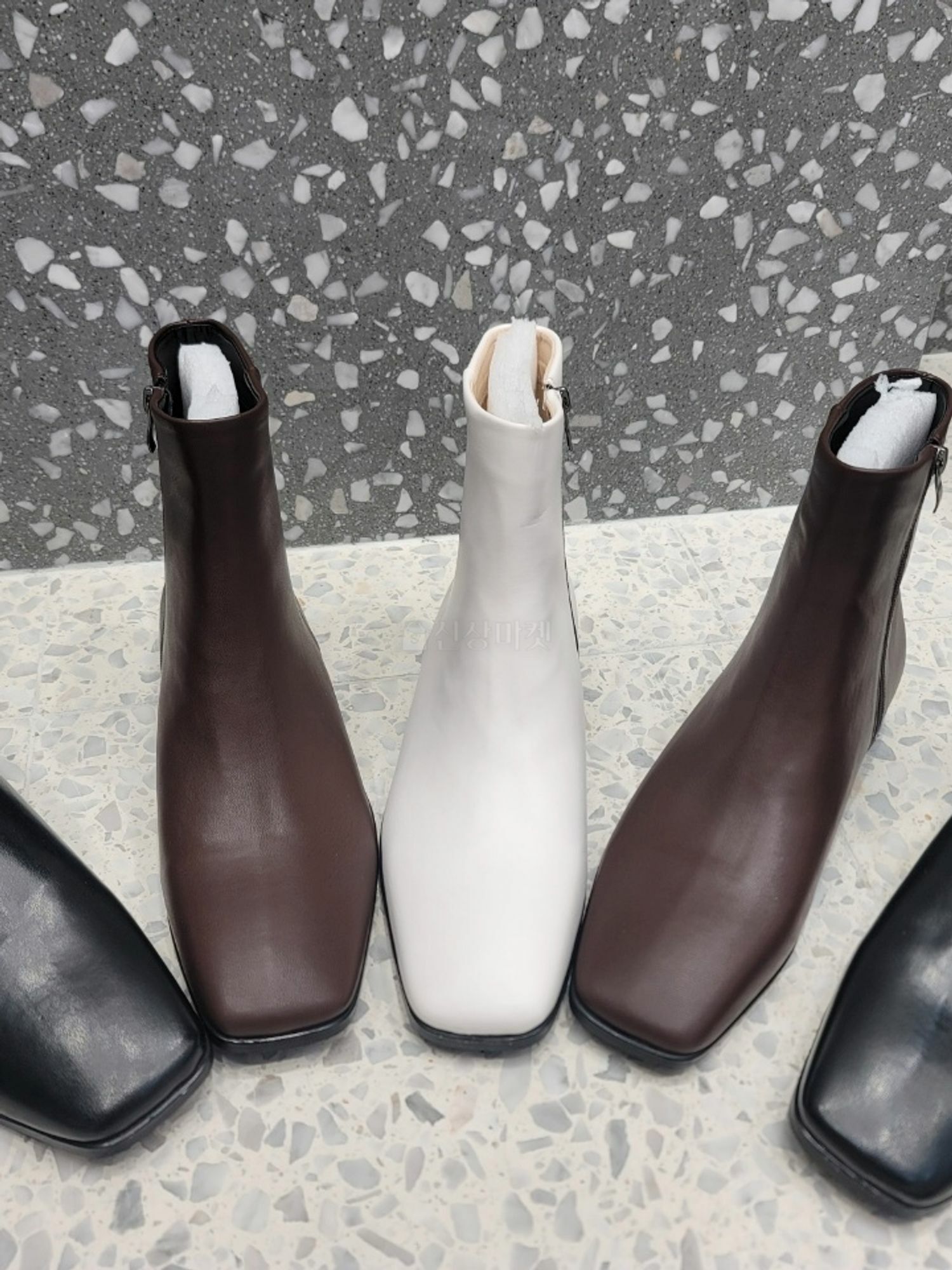 極簡短筒靴 Lennon切爾西靴