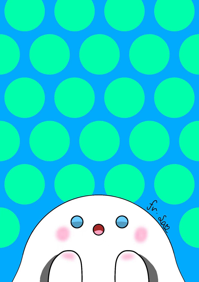 我家的小畫家 ※ 莎莎的卡通貓 - SS1003