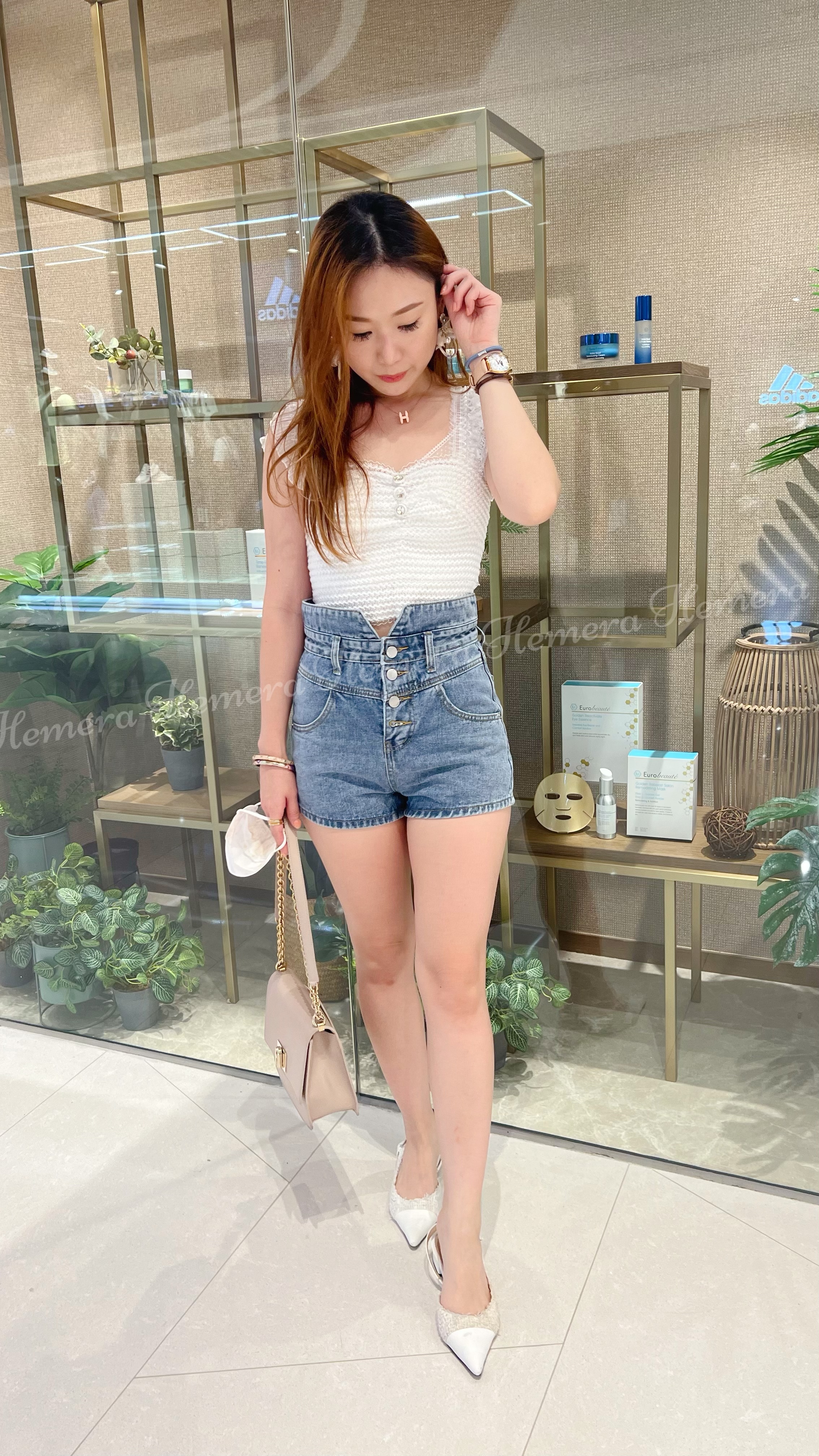 High Waist Short Pants PT22S0737