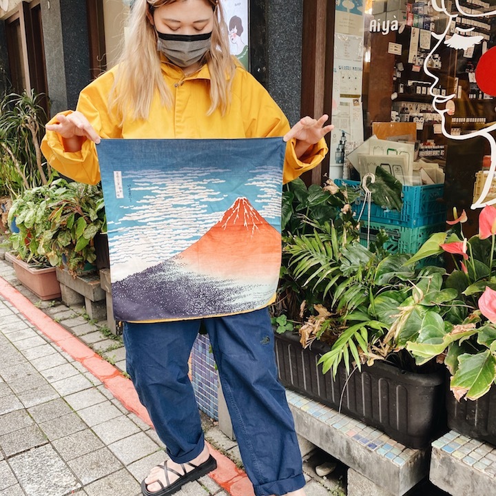 葛飾北齋 凱風快晴 茶巾 風呂敷｜日本浮世繪系列