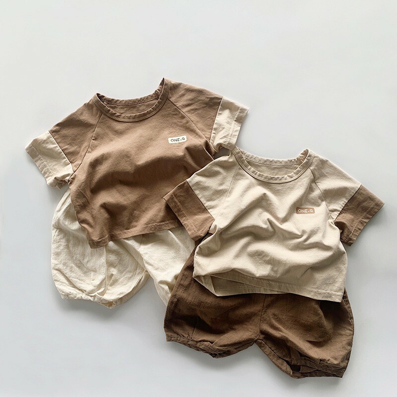 撞色大地色tee one-9🧳