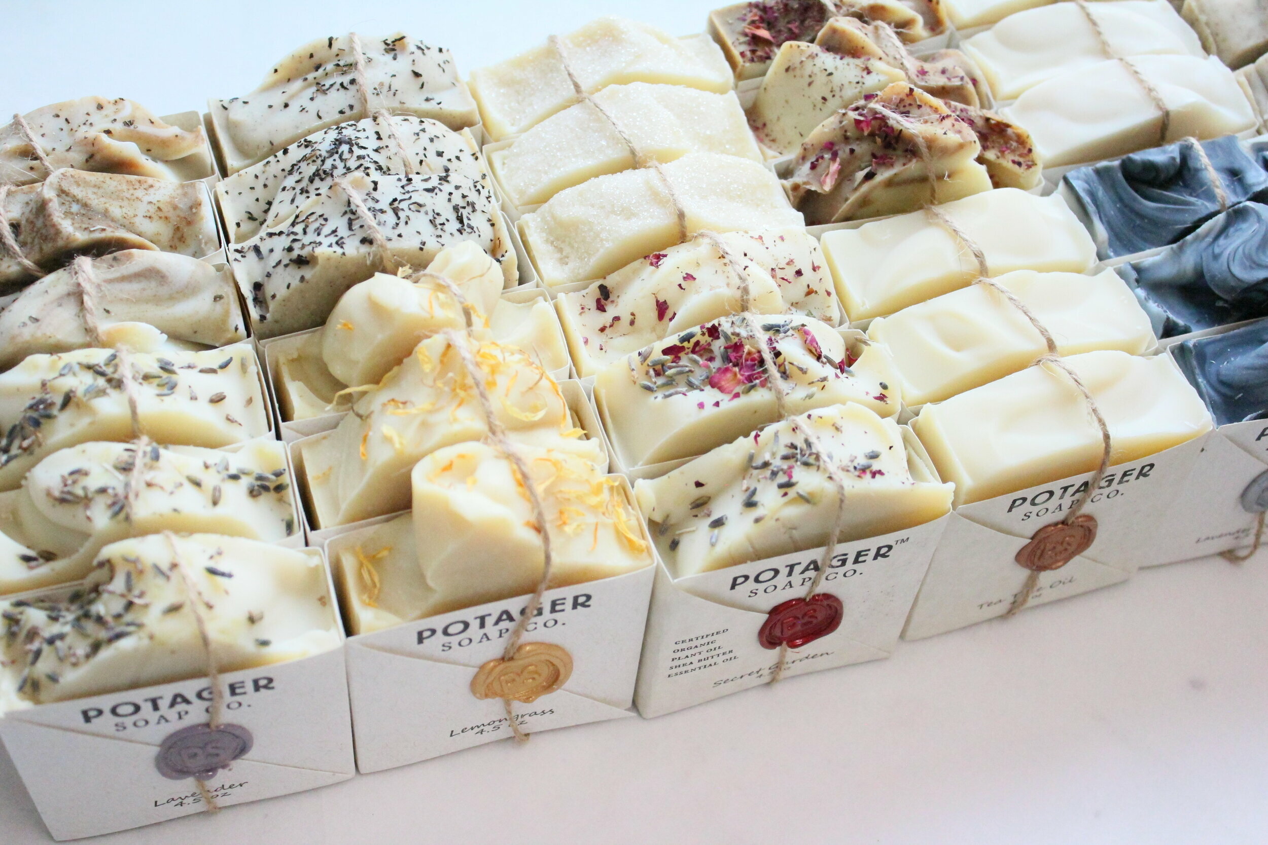 【Potager Soap Co.】Tea Tree Bar Soap Handmade with Organic Ingredients