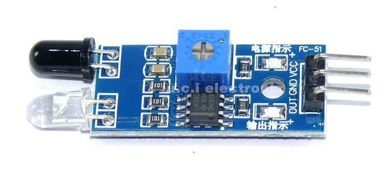 【UCI電子】(13-2) 紅外避障模組 避障小車避障感測器 黑白線識別 距離可調