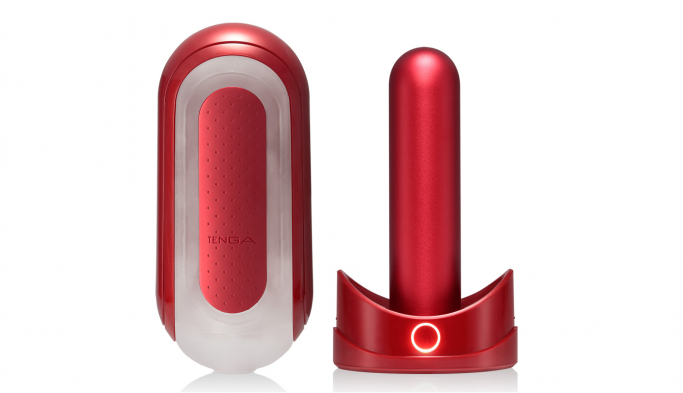 TENGA FLIP 0 (ZERO) [RED & WARMER SET/熱情紅&暖杯器]