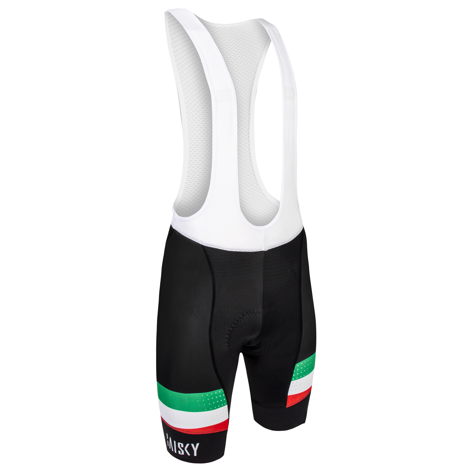 男款吊帶短褲 平行線 綠