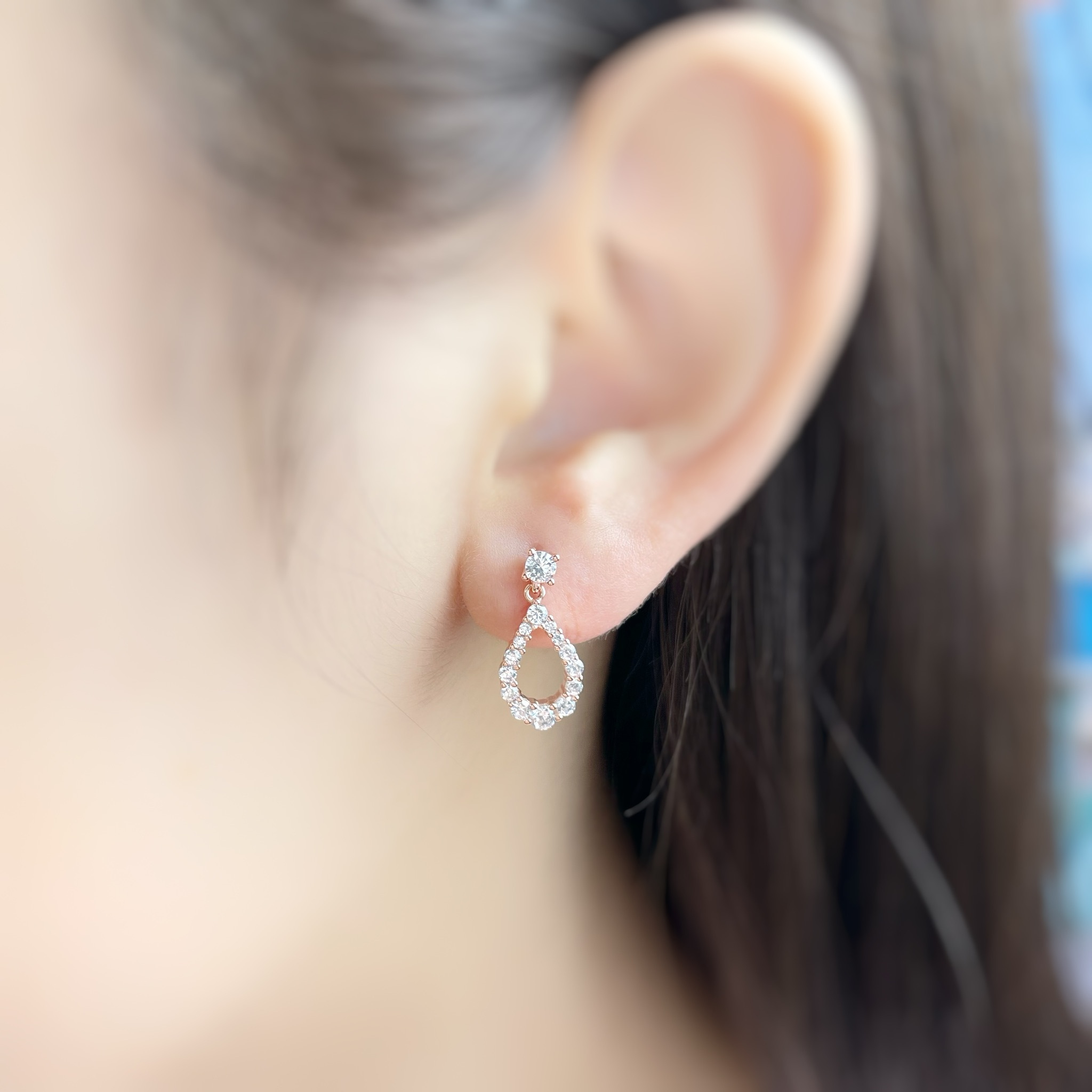 | 925 Silver・Rose Gold | Hot Air Balloon Earrings | EA0543 |