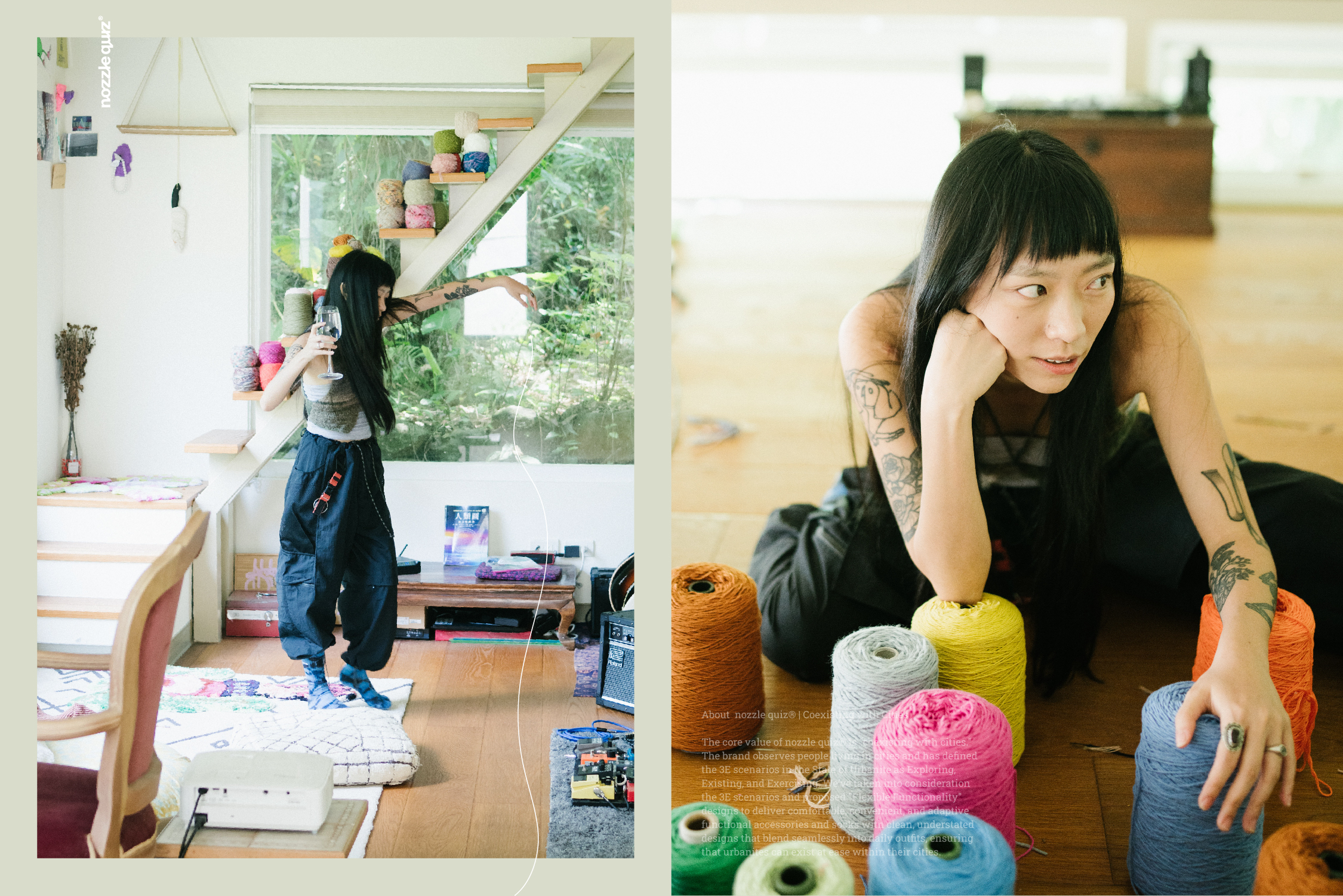 nozzle quiz Work In Process 工事中 Vol. 03 —— 專訪肢體工作者凃立葦