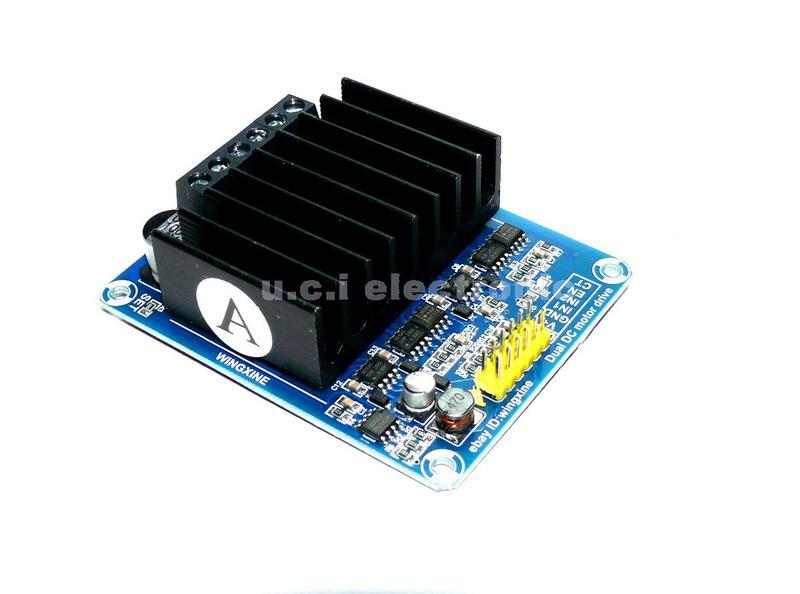 【UCI電子】(F-1) DBH-01A 智能車 30A雙路電機驅動模塊 大功率H橋 強勁剎車