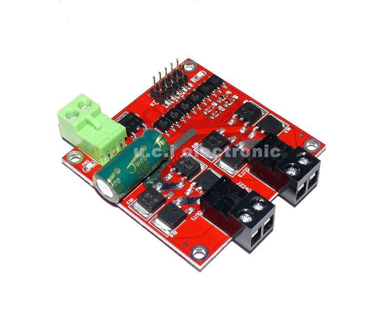 【UCI電子】(Y-3) 雙路直流馬達驅動模組 雙路直流電機驅動模組 大功率工業級正反轉PWM調速 7A/160W