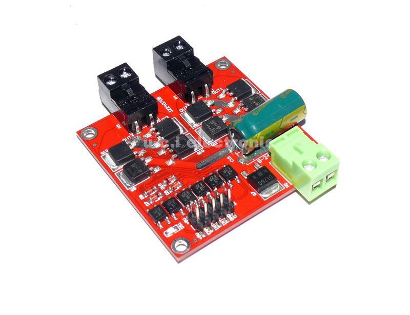 【UCI電子】(Y-3) 雙路直流馬達驅動模組 雙路直流電機驅動模組 大功率工業級正反轉PWM調速 7A/160W