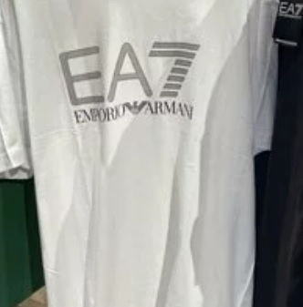 [S] ARMANI EXCHANGE V-NECK T-SHIRT,WHITE, 7VPT62 PJ03Z-1100 (SAX34)