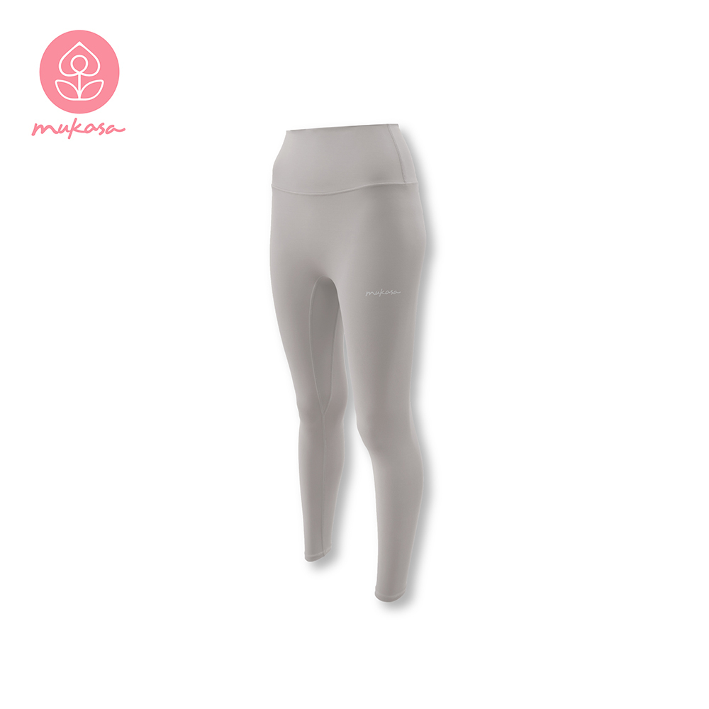 MUKASA 高彈運動緊身褲 空靈灰 MUK-2296111