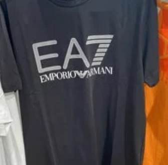 [S] ARMANI EXCHANGE V-NECK T-SHIRT,BLACK, 7VPT62 PJ03Z-1200 (SAX35)