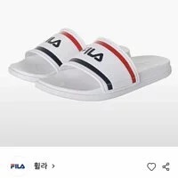 [S] FILA SLEEK TENDER LINES SLIPPERS,WHITE, 1SM00555-100 (SFL72)