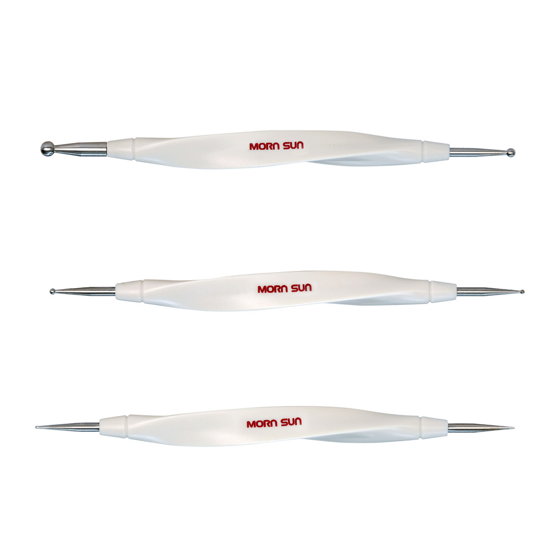 【好握雙頭壓凸珠筆】點珠筆 折線筆 針珠筆 (指甲彩繪 / 紙雕 / 蕾絲花邊 / 卡片壓凸 / 立體熱縮片 )_MORNSUN