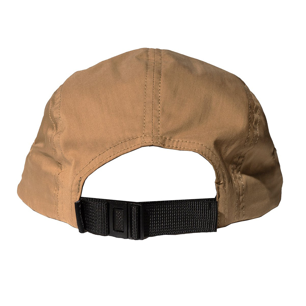 POLER日本限定 工裝風山形眼五分割彈性帽 卡其色