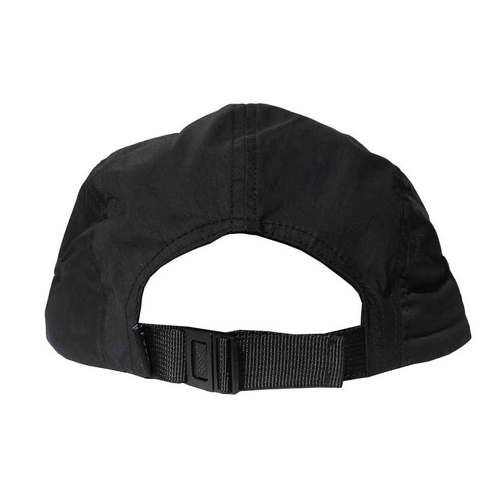 POLER日本限定 工裝風山形眼五分割彈性帽  黑色