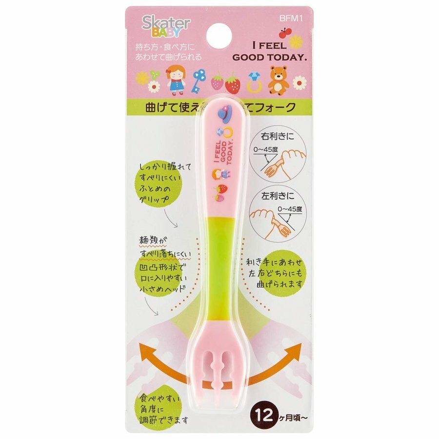 Skater 左右手學習叉子-娃娃