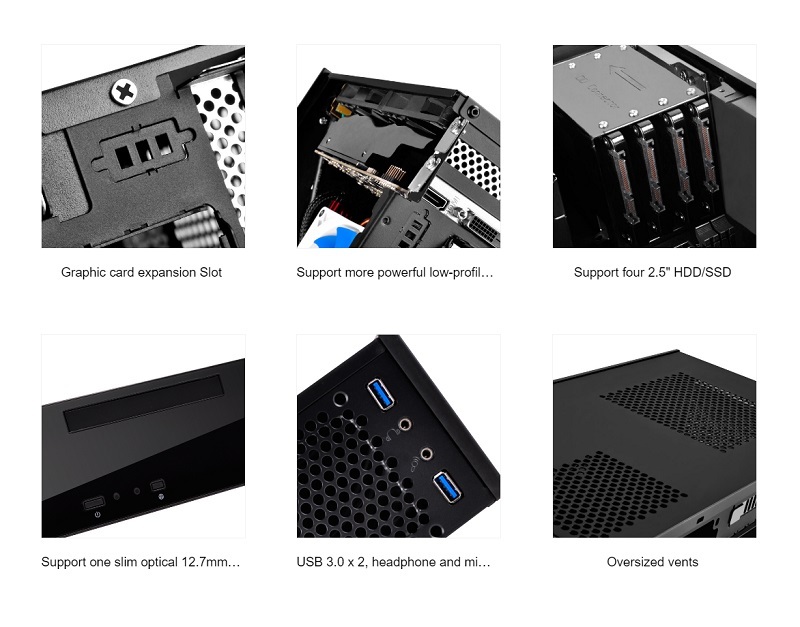 米特3C數位–SilverStone 銀欣 ML09 電腦機殼/SST-ML09B