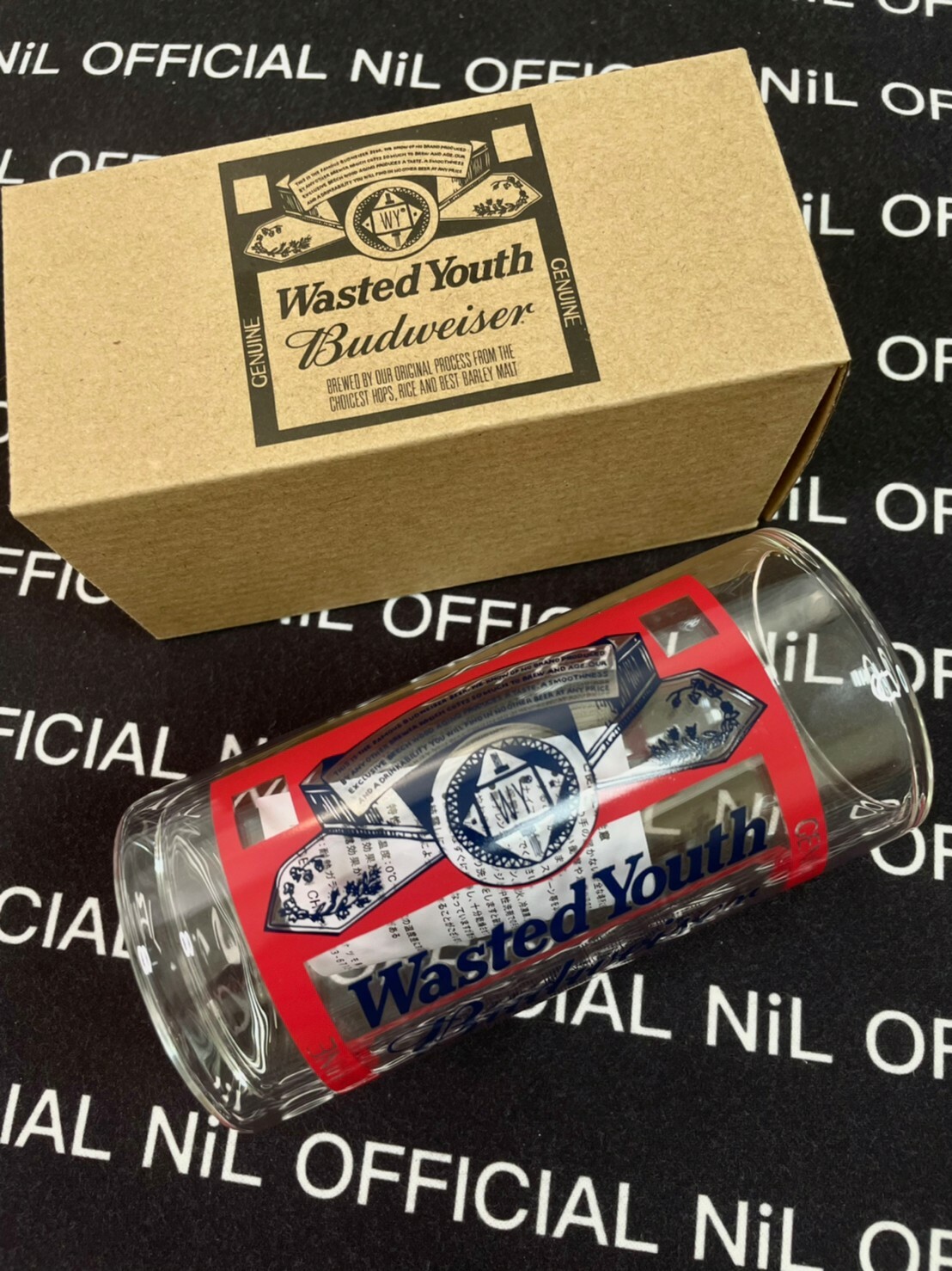 HUMAN MADE x 百威 雙層玻璃杯