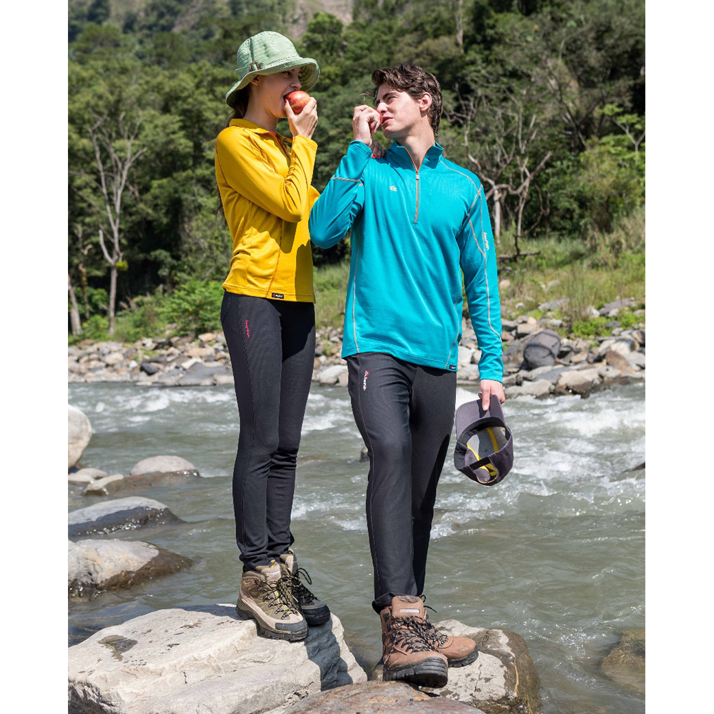 EasyMain 衣力美 經典排汗長袖衫 男款 (寶藍) 露營/戶外/休閒/旅遊/野餐/釣魚 12EMS15073