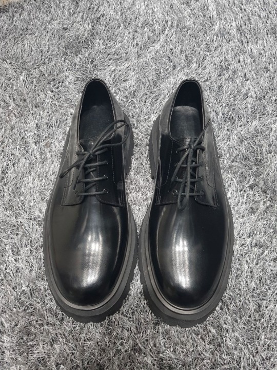 真牛皮手工林伯格德比鞋