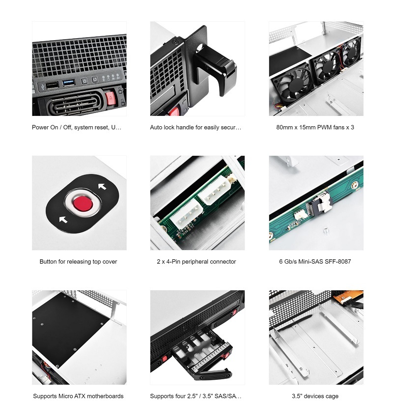 米特3C數位–SilverStone 銀欣 RM21-304 電腦機殼/SST-RM21-304