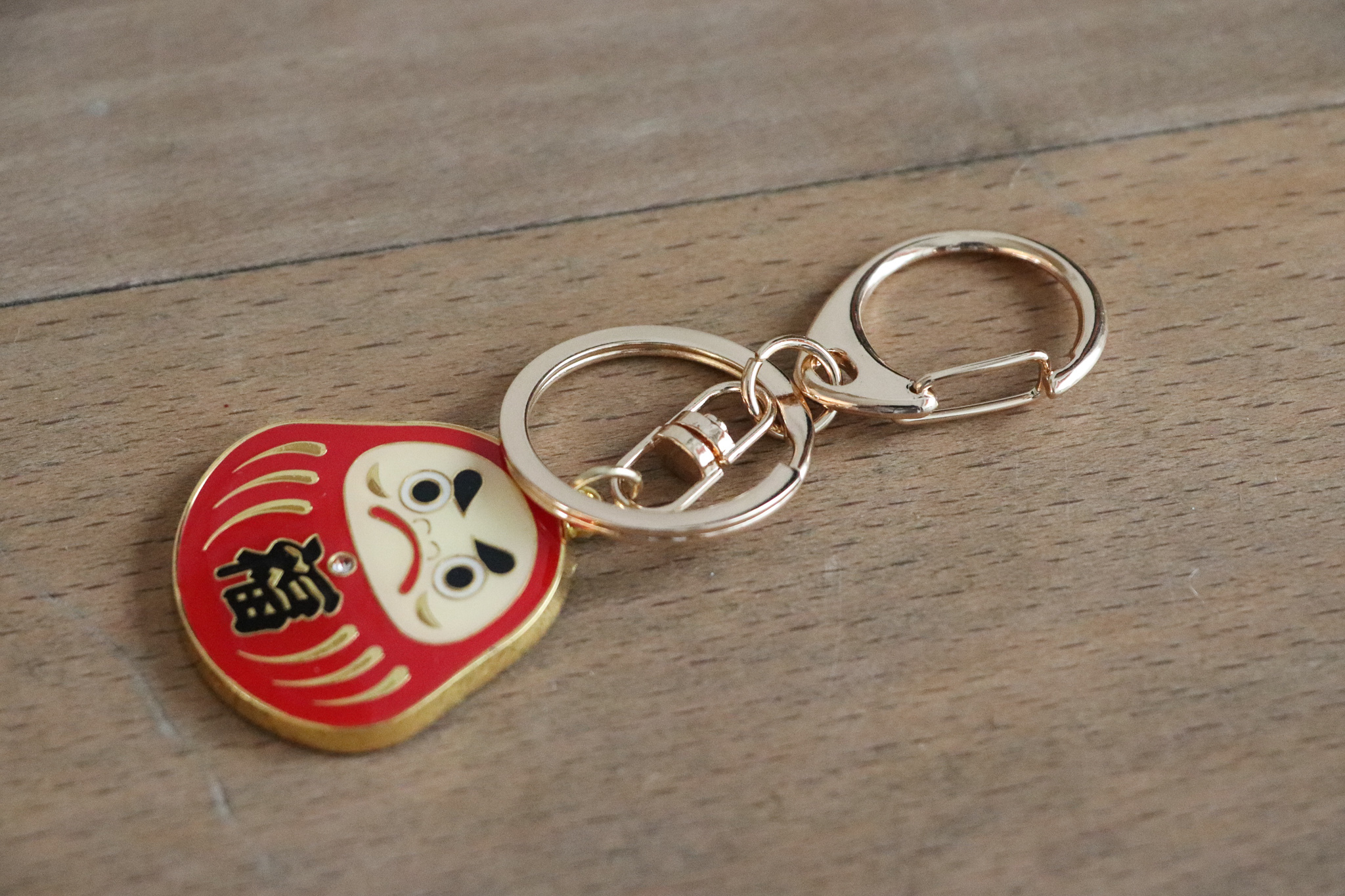 日本 緣起物 達摩鑰匙圈