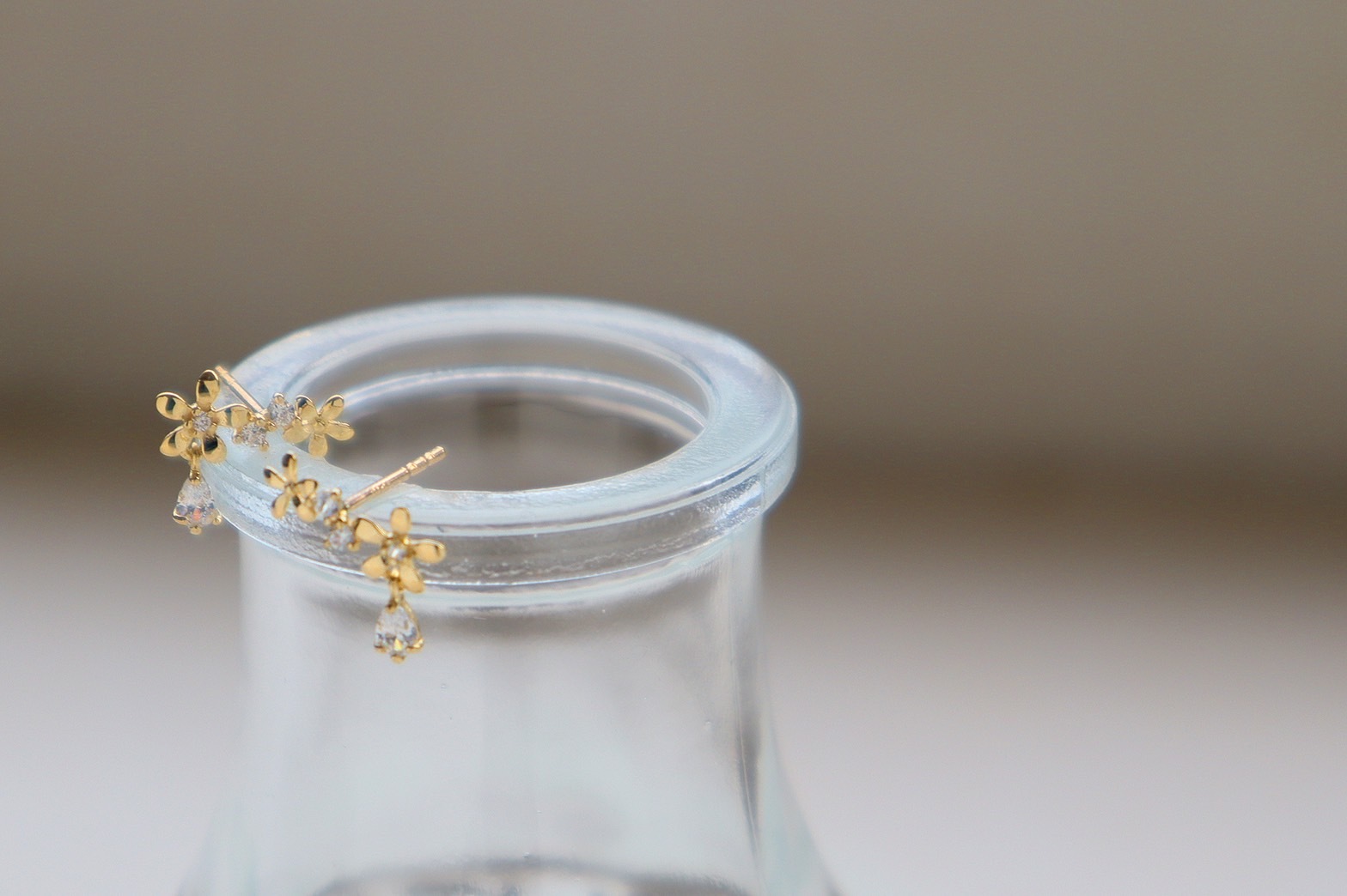 10K/花季呢喃耳環