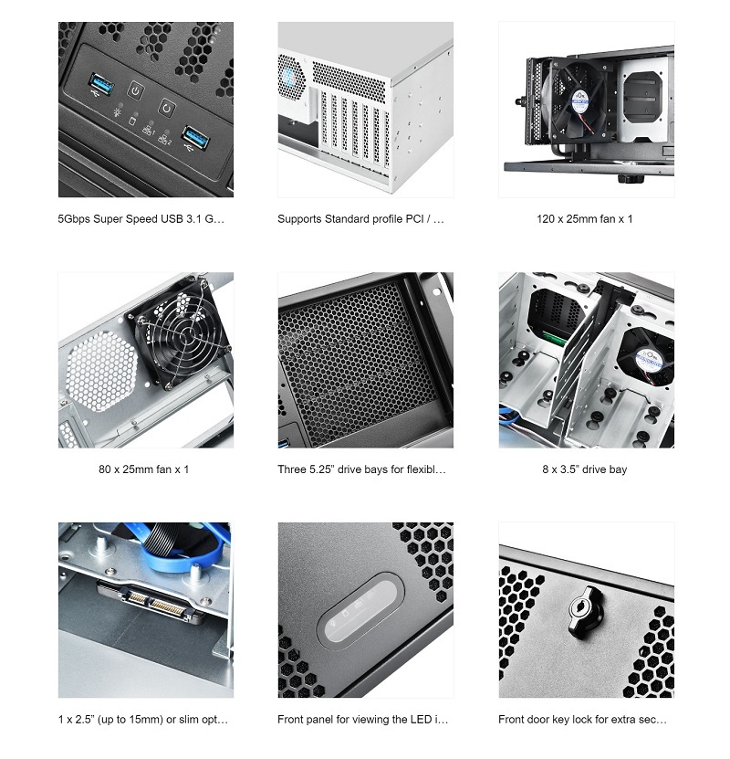 米特3C數位–SilverStone 銀欣 RM400 伺服器機殼/SST-RM400