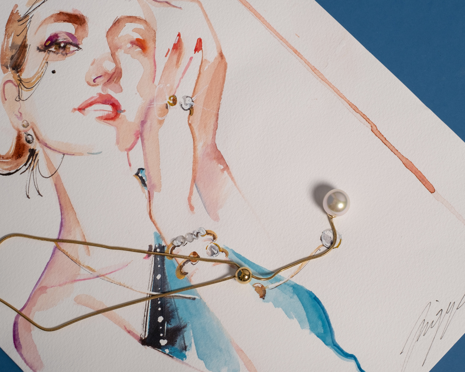 ME30xPingYu珠寶插畫