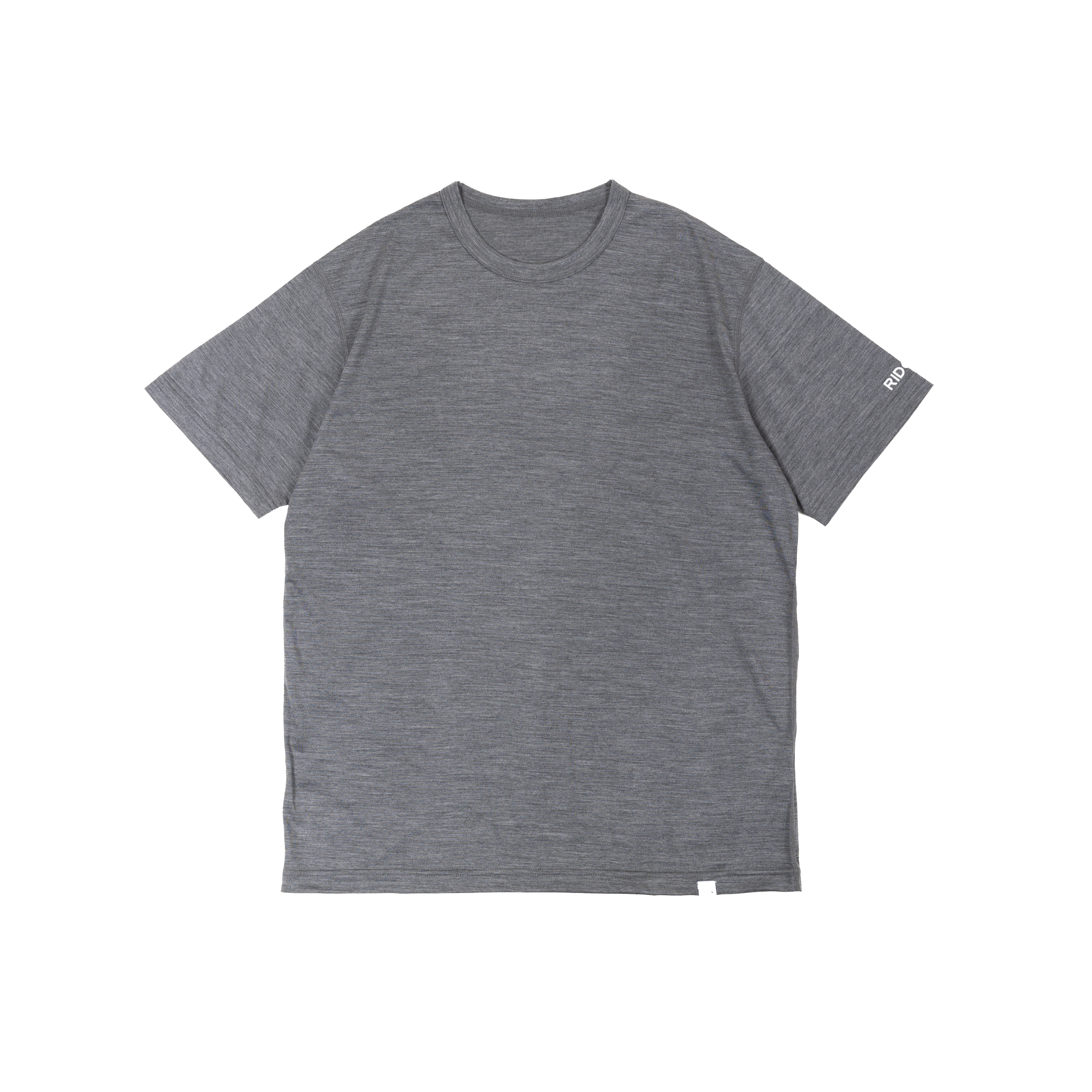 RIDGE MOUNTAIN GEAR MERINO BASIC TEE SHORT SLEEVE HEATHER CHARCOAL
