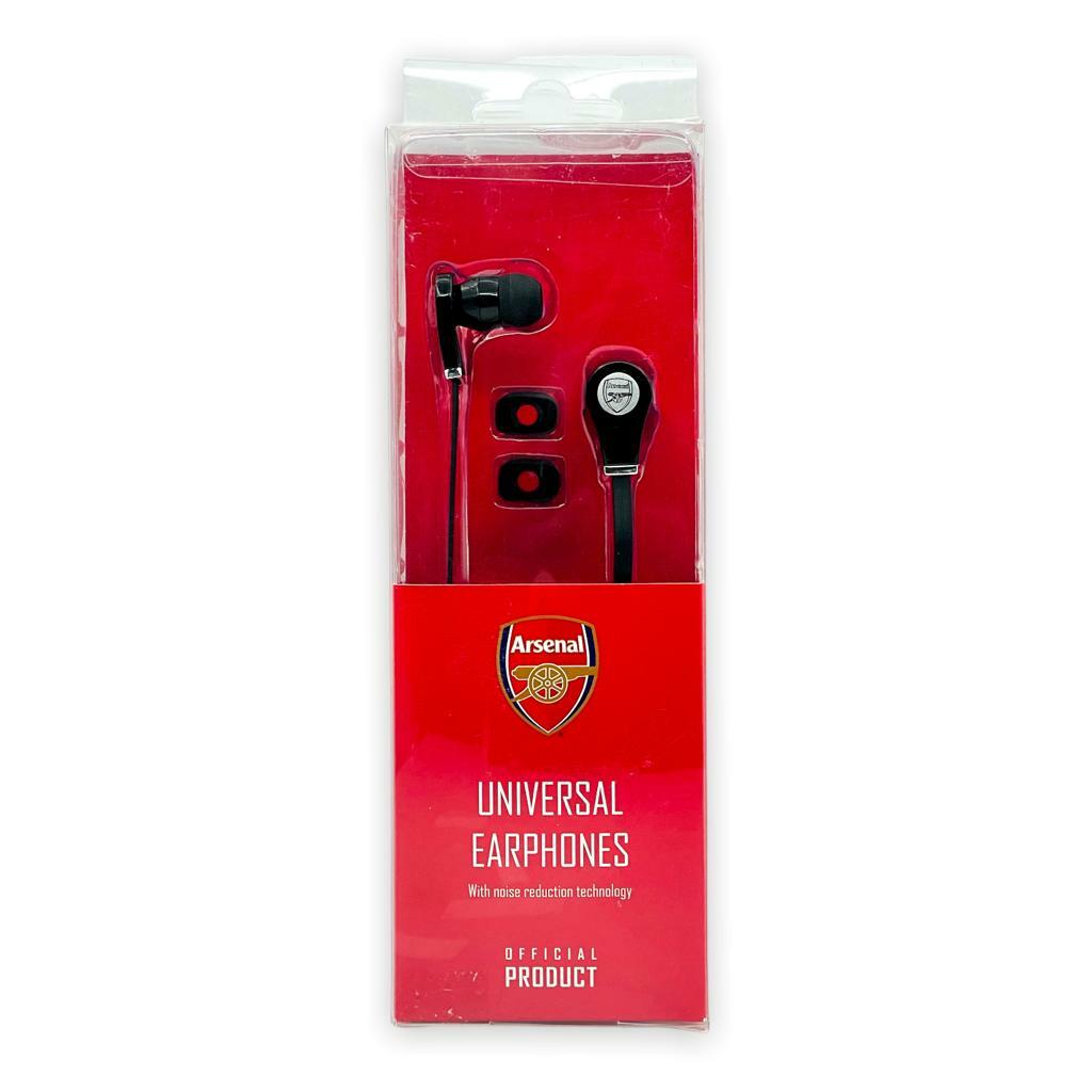 阿仙奴黑色銀會徽耳筒