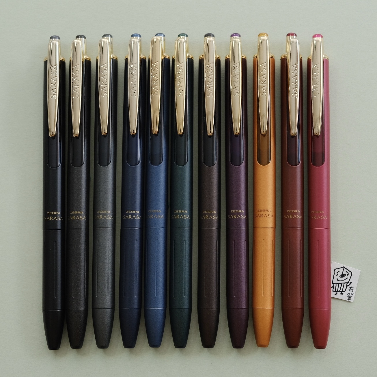 SARASA GRAND 復古色金屬桿鋼珠筆｜ZEBRA 日本
