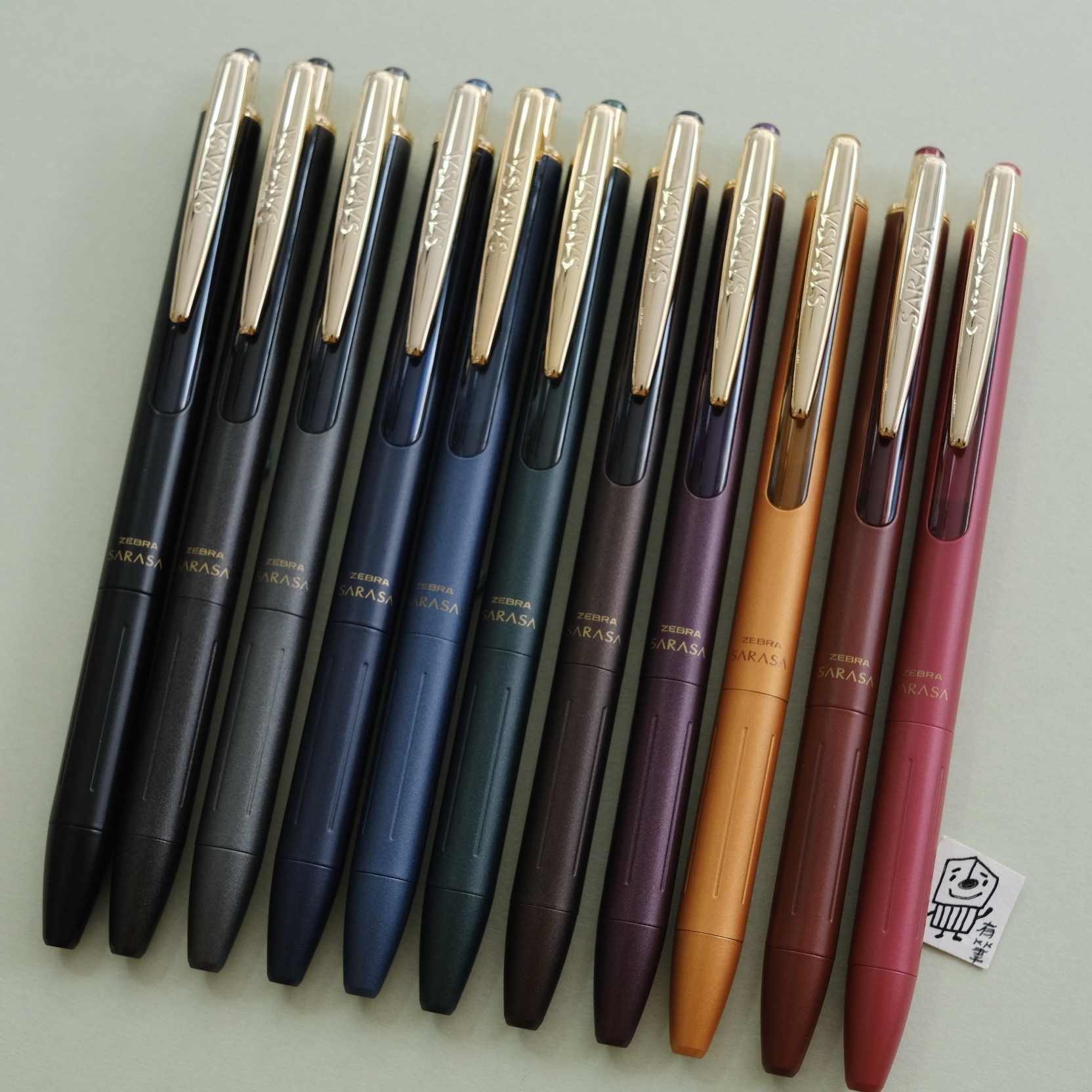 SARASA GRAND 復古色金屬桿鋼珠筆｜ZEBRA 日本