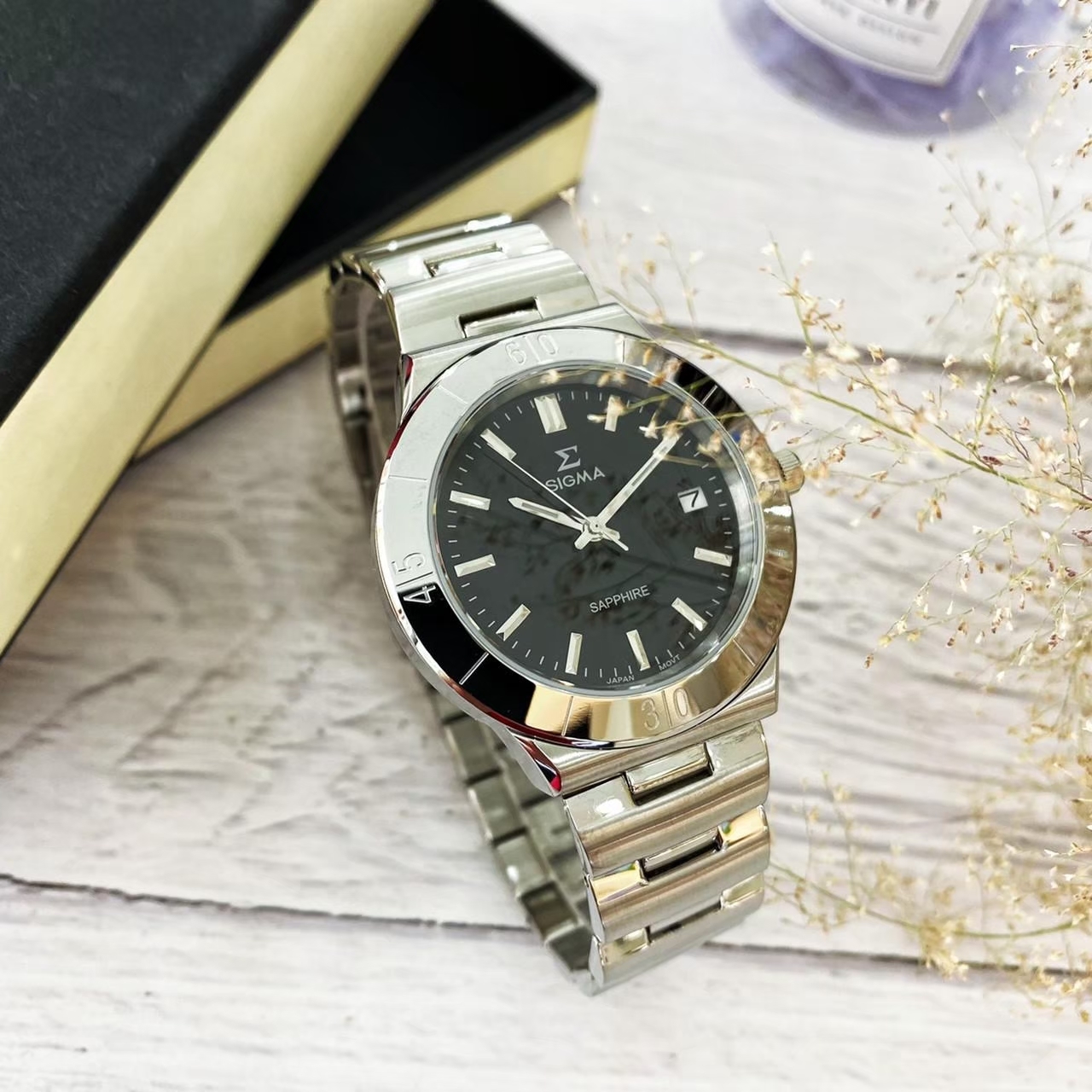 【SIGMA】穿越時空極簡鋼帶 3801MS-1 38mm  現代鐘錶