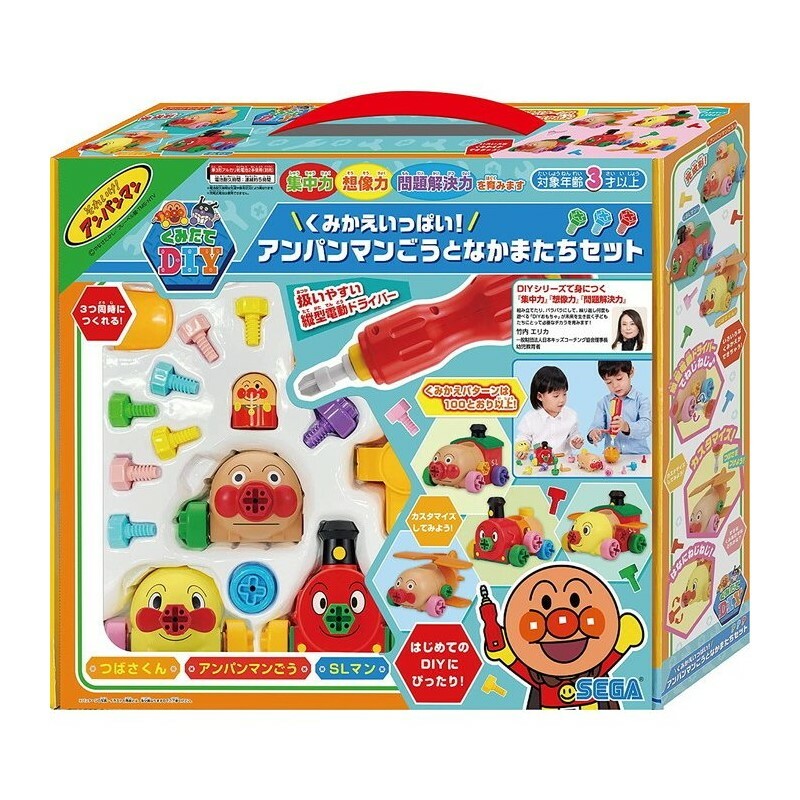 麵包超人DIY系列螺絲麵包超人號&朋友