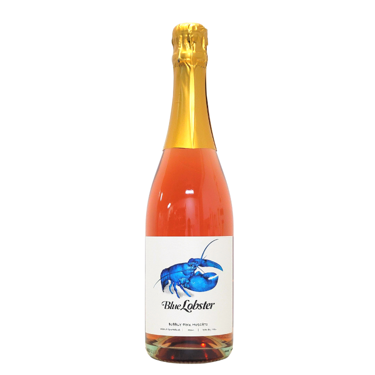 Auswan Creek Blue Lobster Bubble Pink Moscato NV 750ml