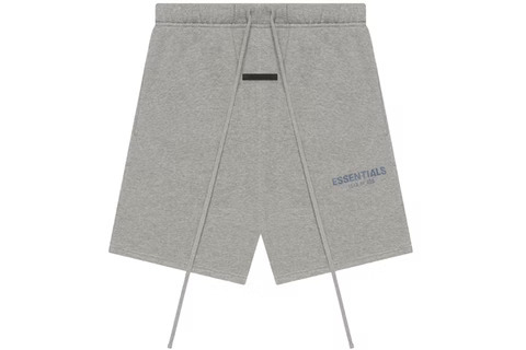 【Focus Store】現貨秒發 Fear of God Essentials Sweatshort "Dark Heather Oatmeal" 2021年 反光字