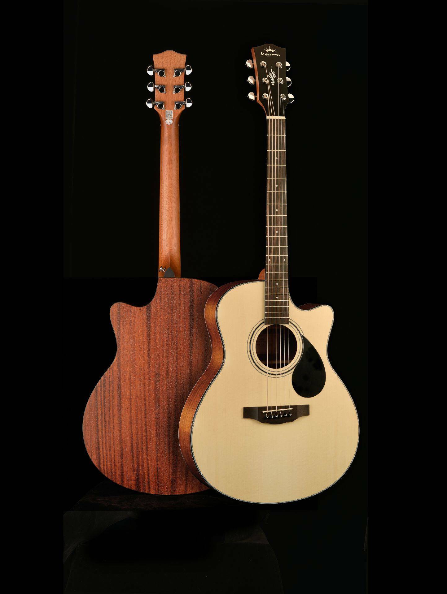 卡馬吉他 Kepma EAC-NM 41吋 雲杉面板/桃花心木側背板 合板 民謠吉他 第 3 張圖片｜三峽吉他 / Bass