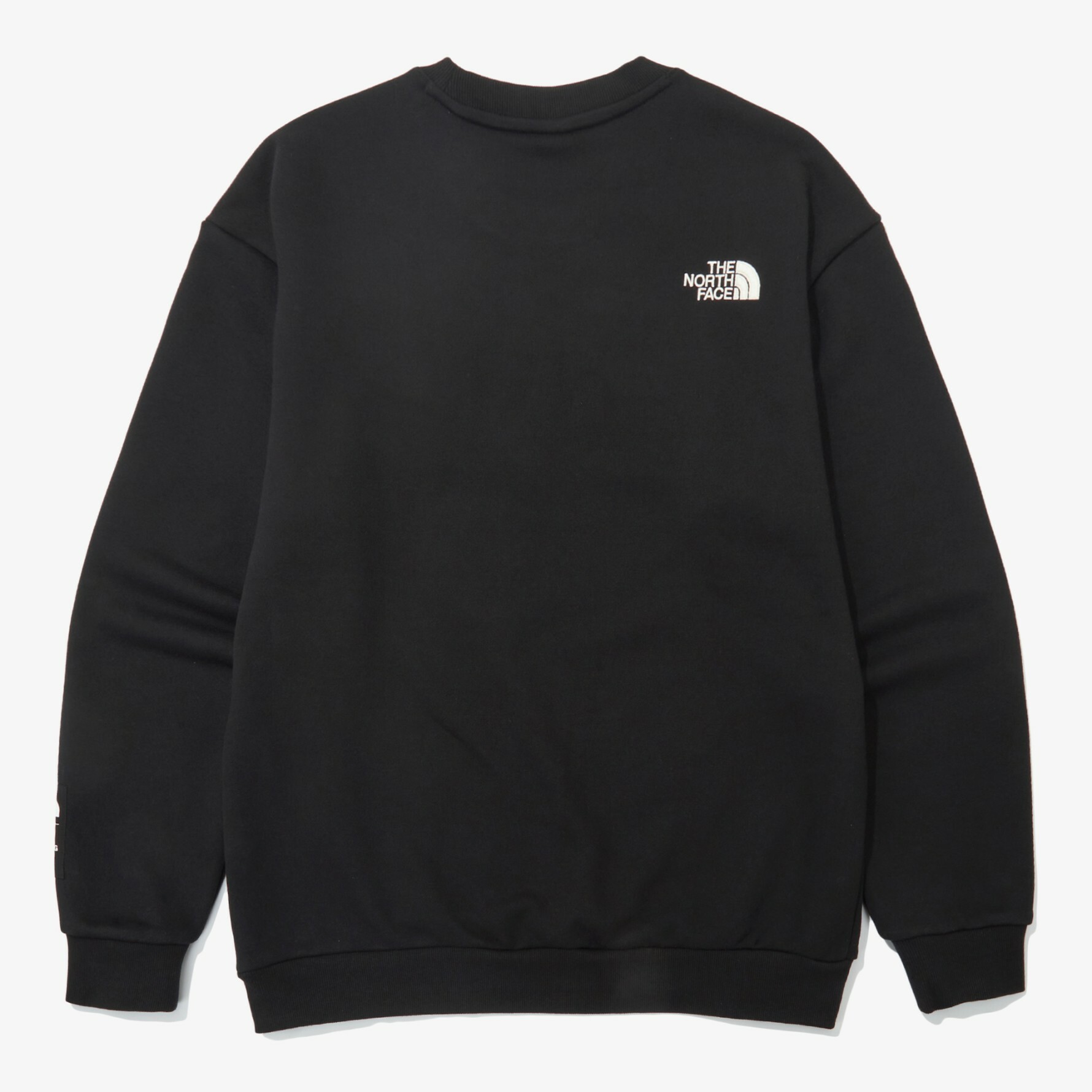 THE NORTH FACE ESSENTIAL 小logo 長袖 衛衣 黑 NM5MN55A