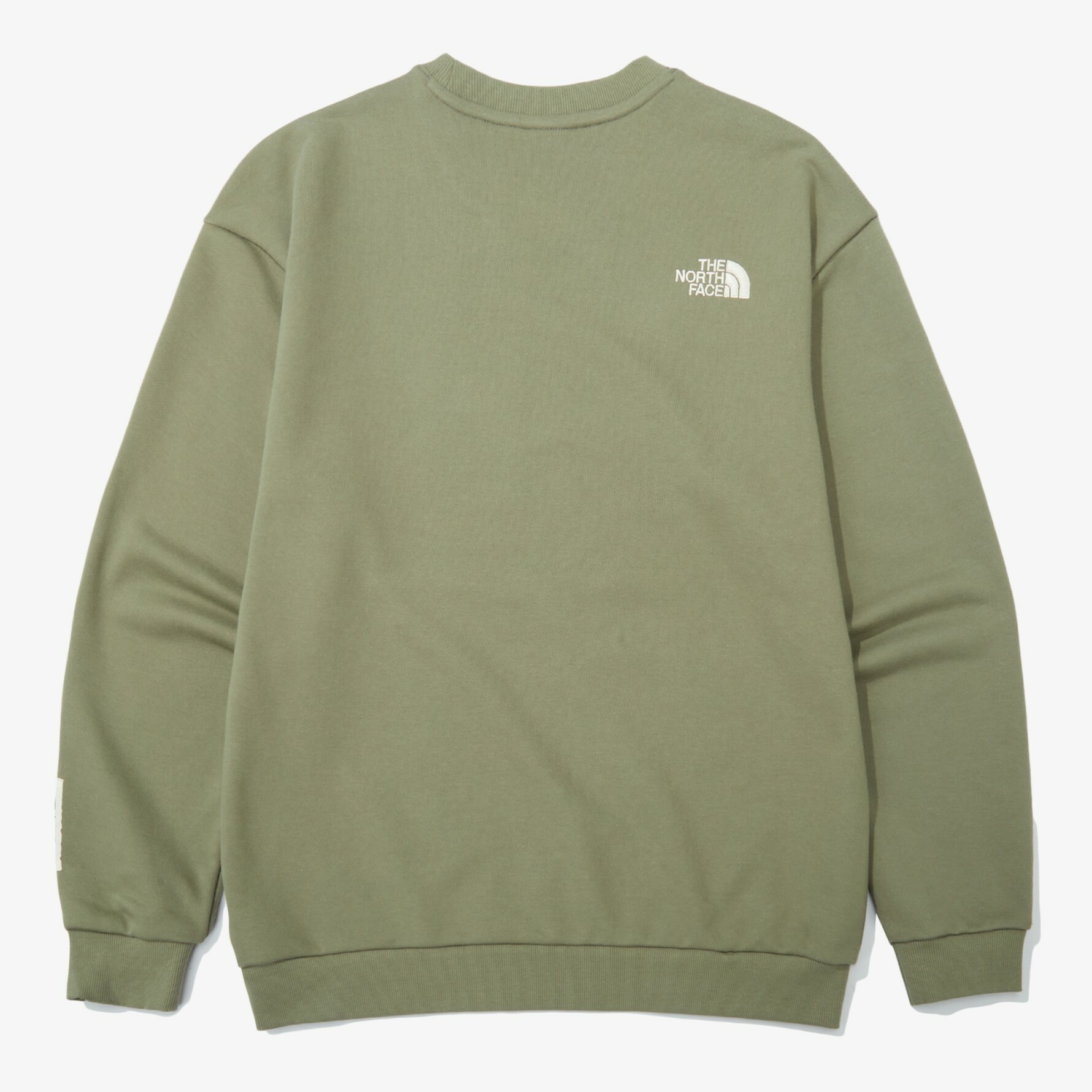 THE NORTH FACE ESSENTIAL 小logo 長袖 衛衣 淺綠 NM5MN55B