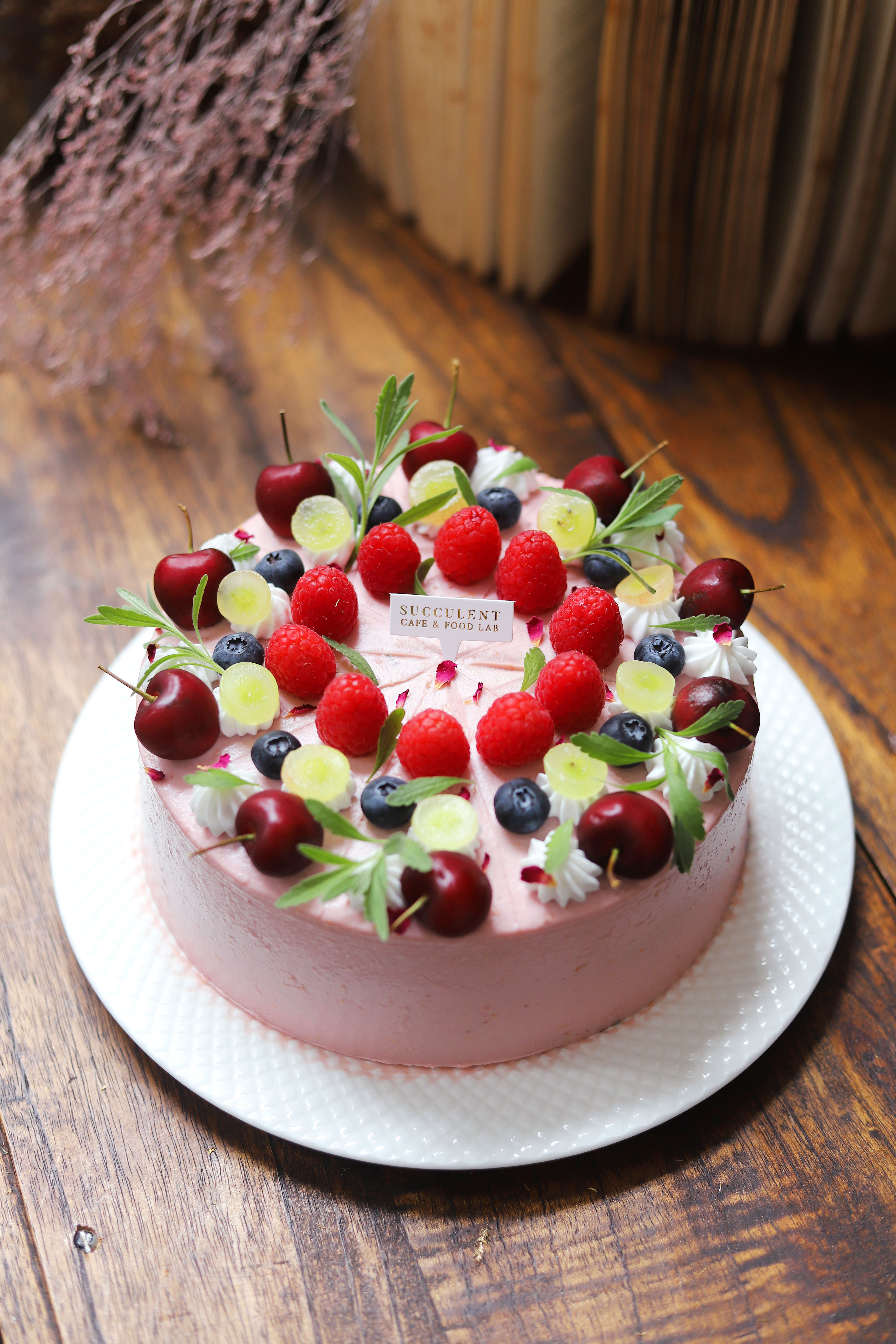 純植物莓果可可旦糕