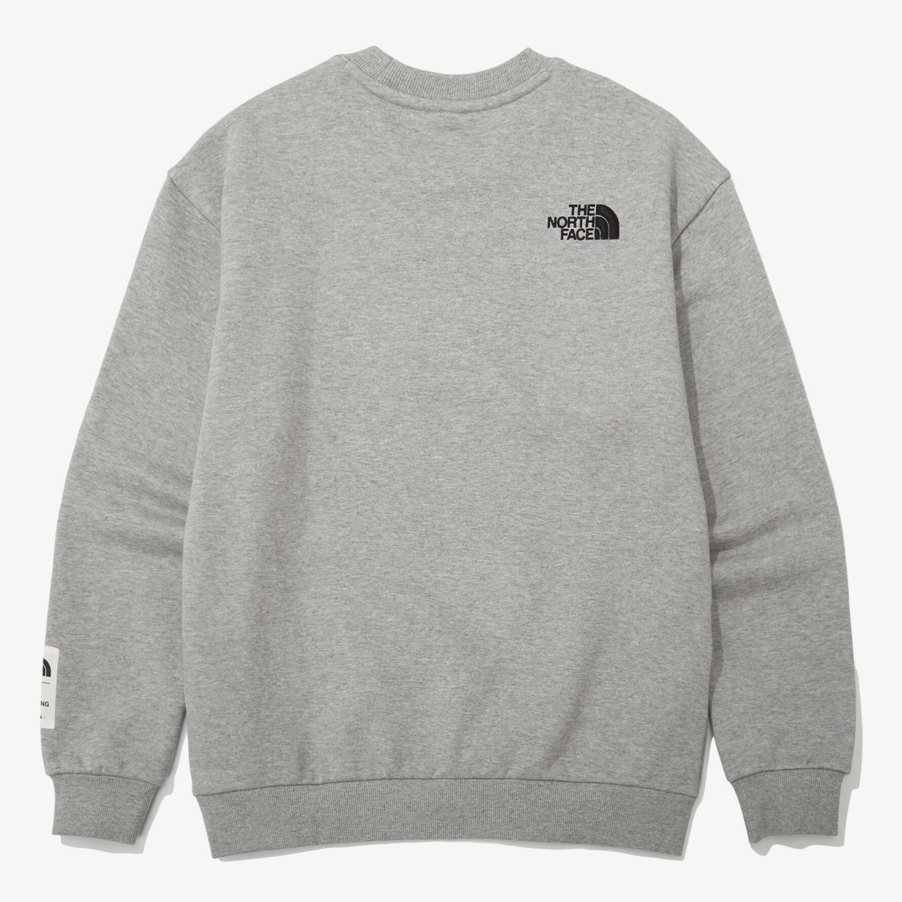 THE NORTH FACE ESSENTIAL 小logo 長袖 衛衣 灰 NM5MN55C