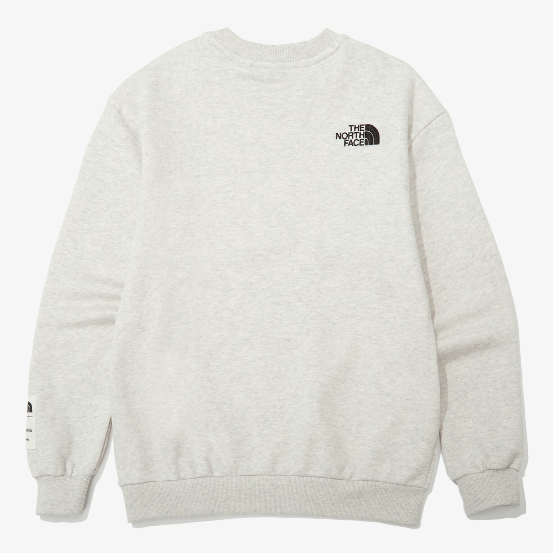 THE NORTH FACE ESSENTIAL 小logo 長袖 衛衣 白 NM5MN55D