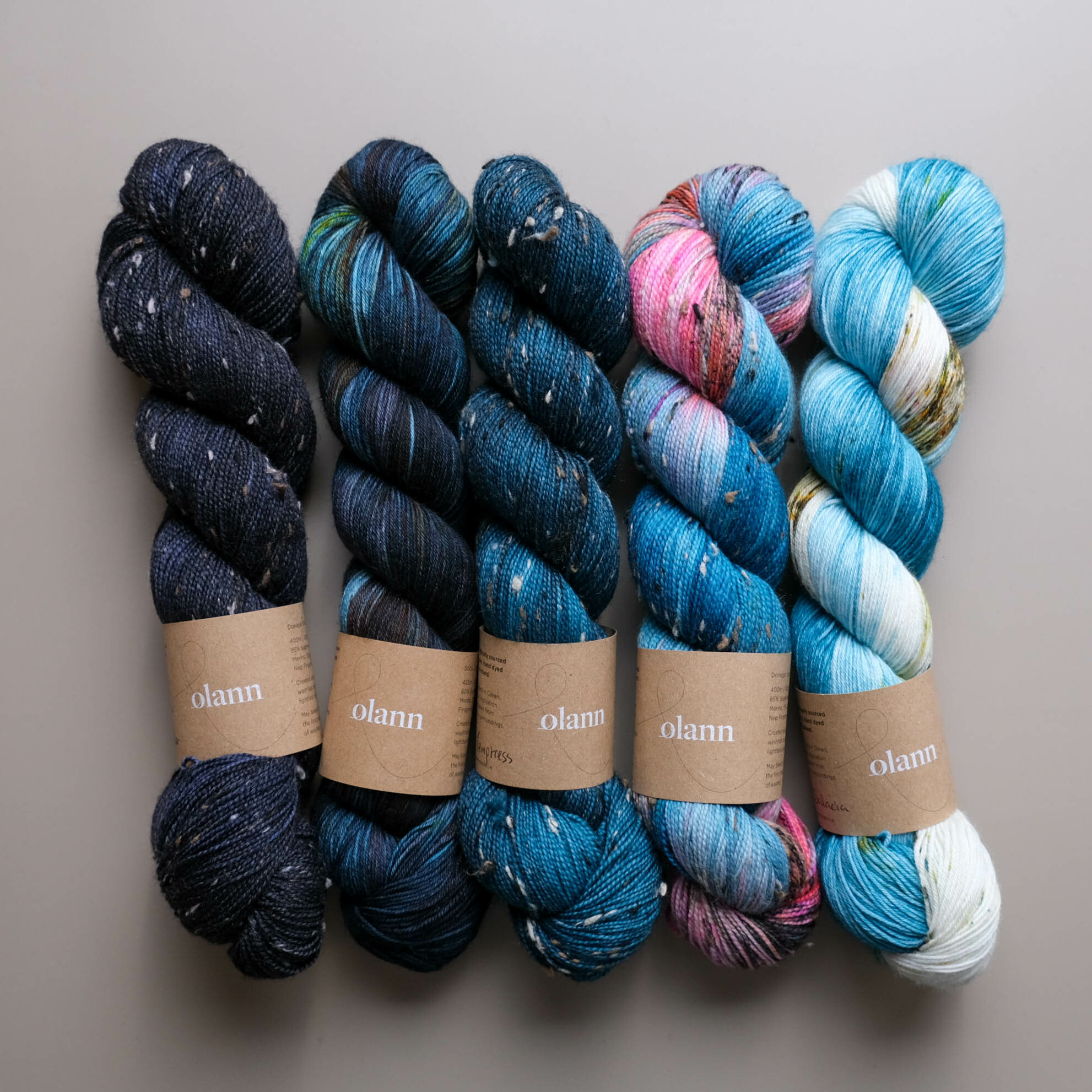 墨藍色漸變配色包