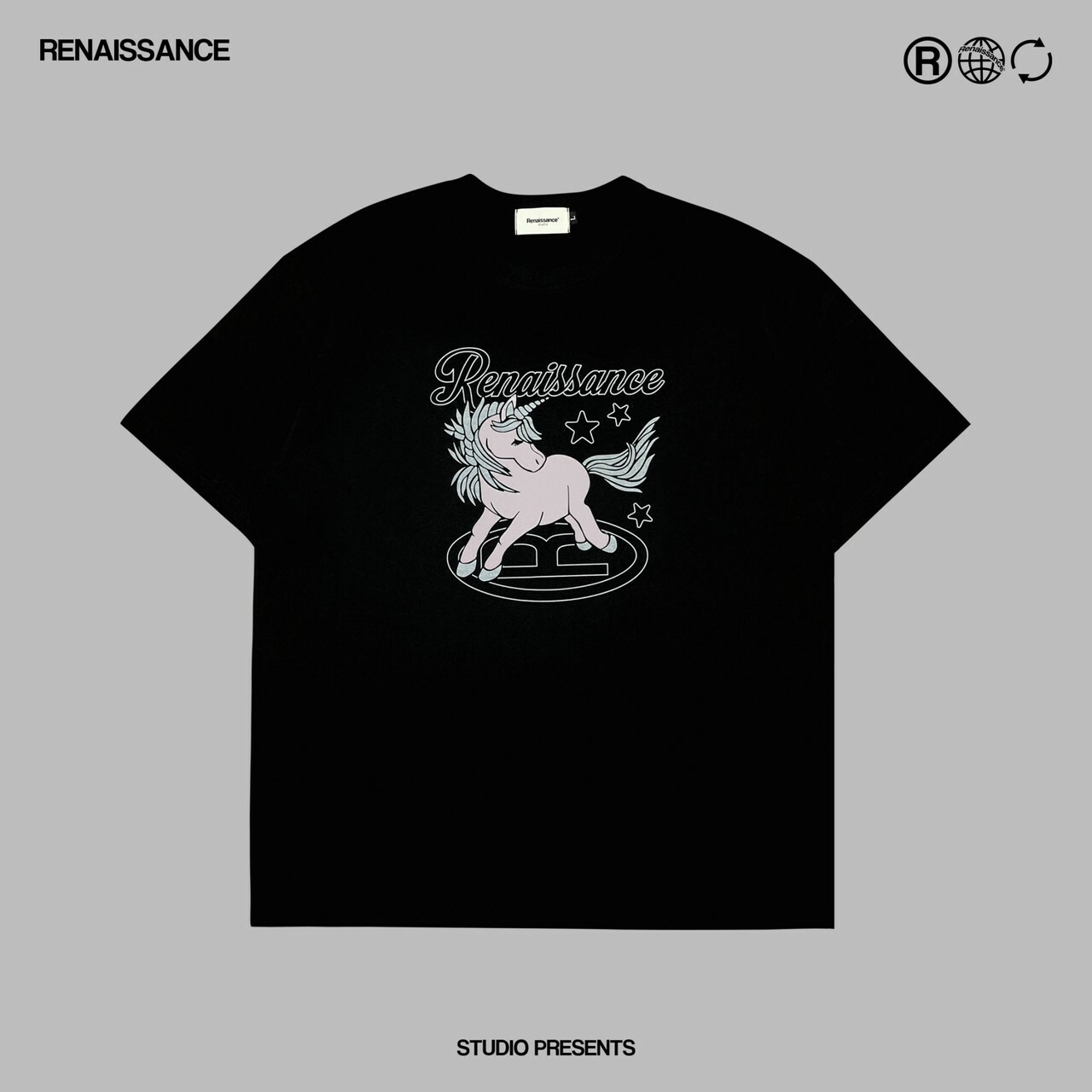 RENAISSANCE 情人節限定 獨角獸 粉紅小馬短袖 T “ LOVELY UNICORN TEE “