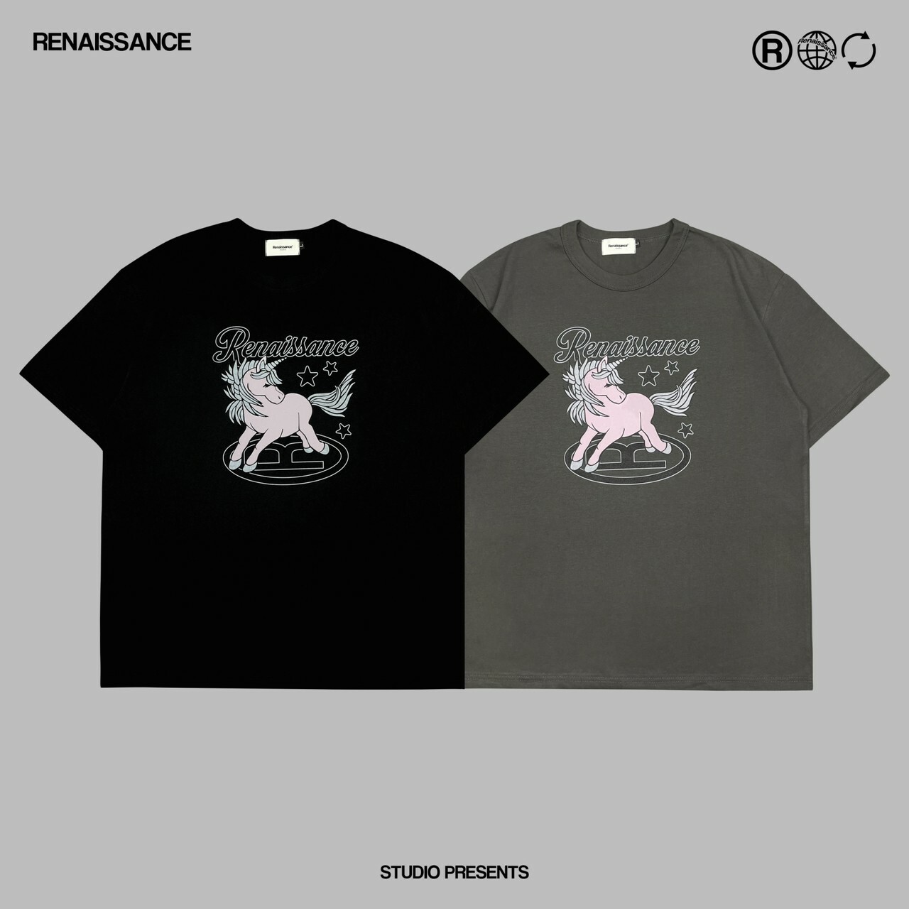 RENAISSANCE 情人節限定 獨角獸 粉紅小馬短袖 T “ LOVELY UNICORN TEE “