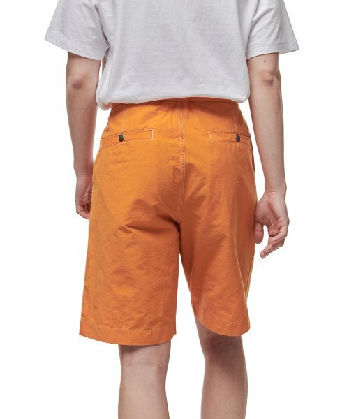 Snow Peak Light Mountain Cloth 短褲 橘 PA-22SU102OR