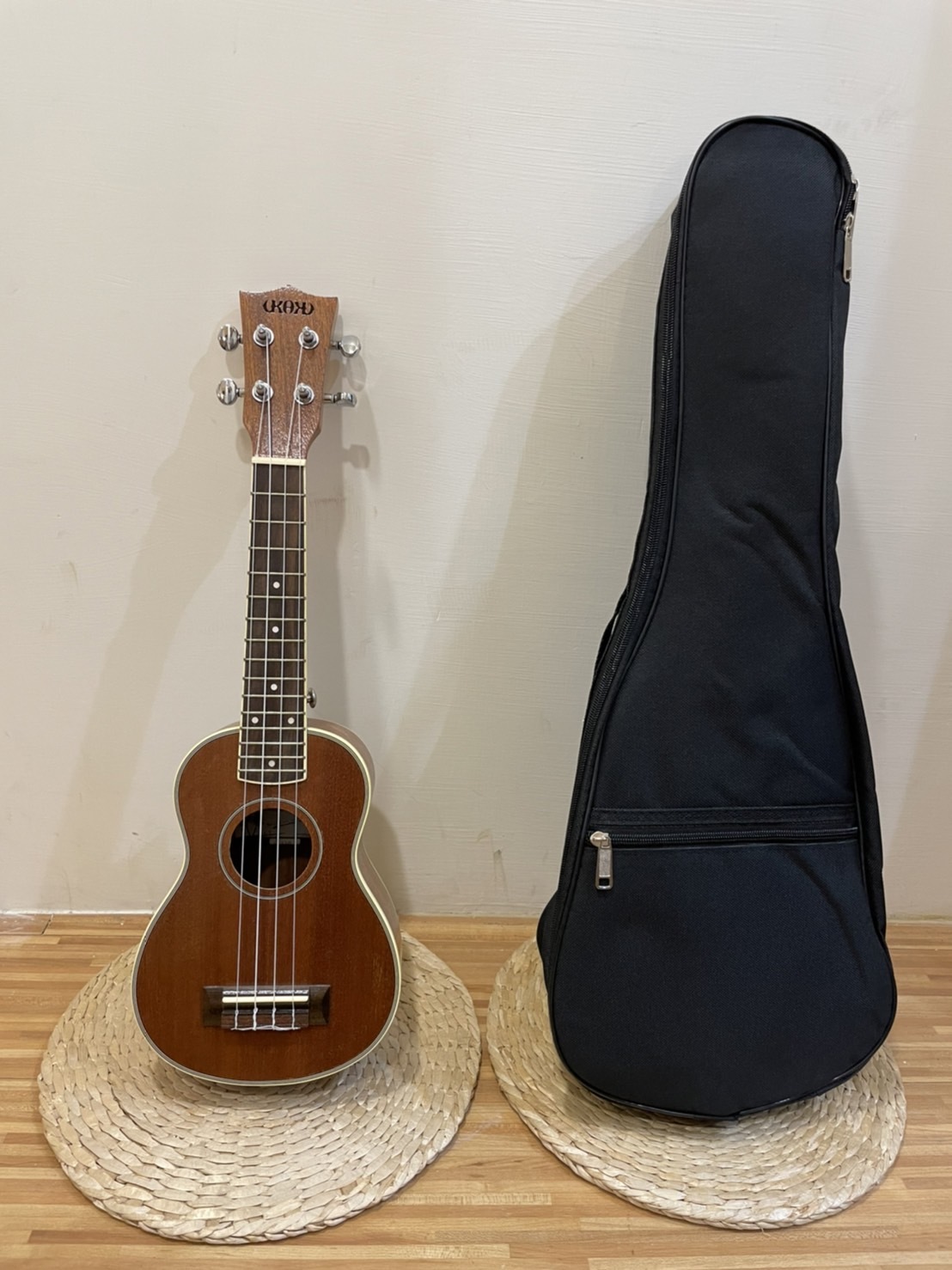 UKAKU - S110 21吋烏克麗麗 白邊沙比利木 【福利品出清8折出售】編號12